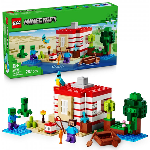 Đồ Chơi Lắp Ráp Pháo Đài TNT Trong Rừng - Lego Minecraft 21275 (287 Mảnh Ghép)
