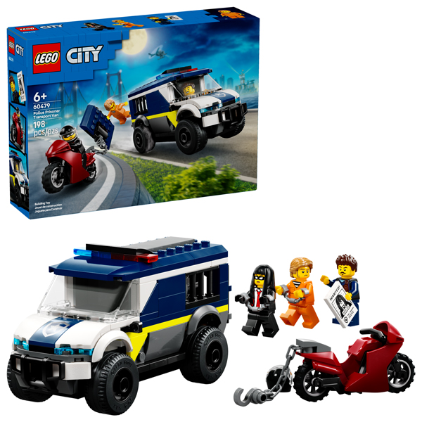 Đồ Chơi Lắp Ráp Police Prisoner Transport Van - Lego City 60479 (198 Mảnh Ghép)