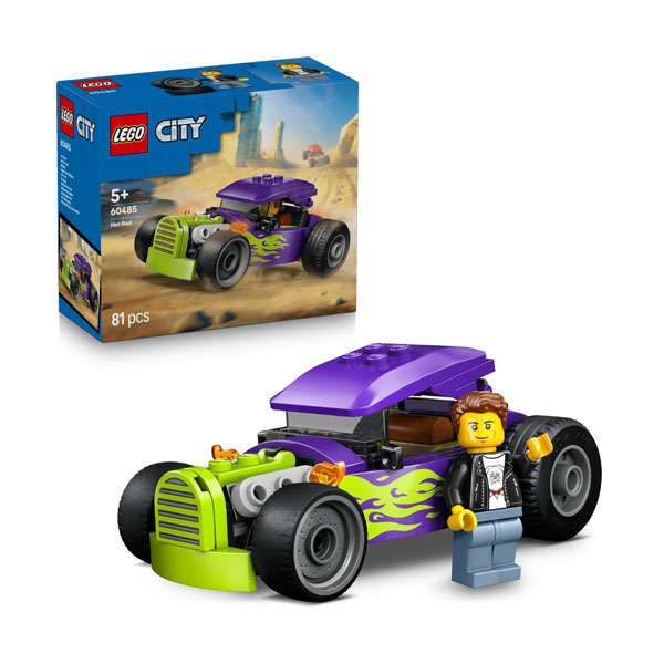 Đồ Chơi Lắp Ráp Xe Hot Rod Phong Cách - Lego City 60485 (81 Mảnh Ghép)