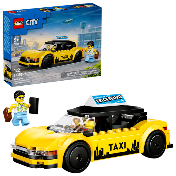 Đồ Chơi Lắp Ráp Yellow Taxi - Lego City 60487 (122 Mảnh Ghép)