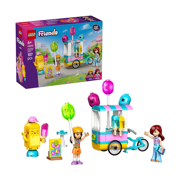 Đồ Chơi Lắp Ráp Gian Hàng Kem Và Bóng Bay - Lego Friends 42692 (107 Mảnh Ghép)