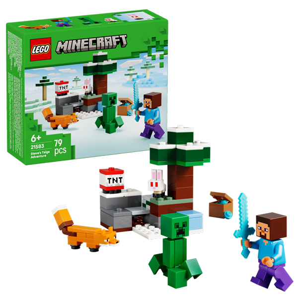 Đồ Chơi Lắp Ráp Steve's Taiga Adventure - Lego Minecraft 21583 (79 Mảnh Ghép)