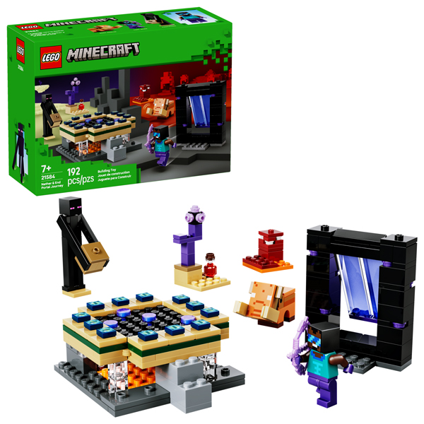Đồ Chơi Lắp Ráp Nether Và End Portal Journey - Lego Minecraft 21584 (192 Mảnh Ghép)
