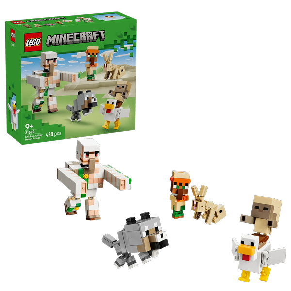 Đồ Chơi Lắp Ráp Cuộc Tấn Công Sa Mạc Của Chicken Jockey - Lego Minecraft 21592 (428 Mảnh Ghép)