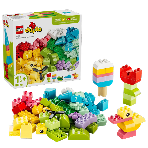 Đồ Chơi Lắp Ráp Hộp Sáng Tạo Đầy Sắc Màu - Lego Duplo 10479 (80 Mảnh Ghép)