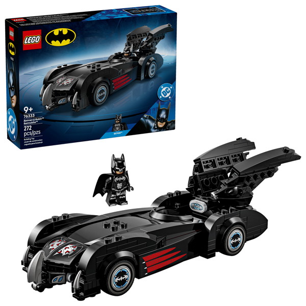 Đồ Chơi Lắp Ráp Xe Batman & Robin Batmobile - Lego Superheroes 76333 (272 Mảnh Ghép)