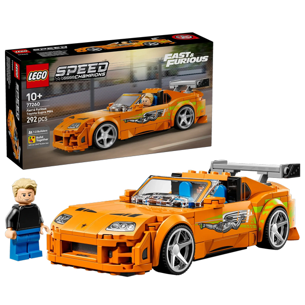 Đồ Chơi Lắp Ráp Mô Hình Xe Toyota Supra MK - Fast & Furious - Lego Speed Champions 77260 (292 Mảnh Ghép)