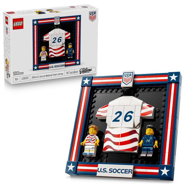 Đồ Chơi Lắp Ráp Tranh Treo Tường Áo Đấu Đội Tuyển Bóng Đá Mỹ 2026 - Lego Editions Sports 43033 (167 Mảnh Ghép)