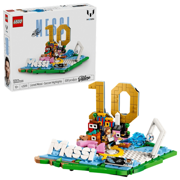 Đồ Chơi Lắp Ráp Biểu Tượng Sân Cỏ Lionel Messi - Lego Editions Sports 43011 (500 Mảnh Ghép)