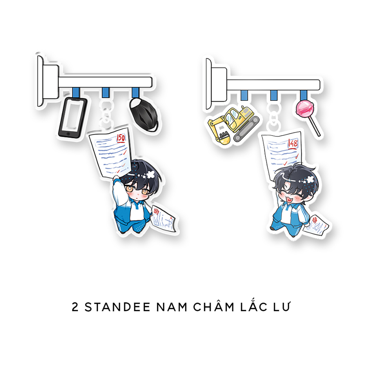 Quà Tặng 2 Standee Nam Châm - Triêu Du - Toàn Tập