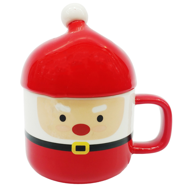 Ly Sứ Có Nắp 380 ml - SY8340 - Ông Già Noel