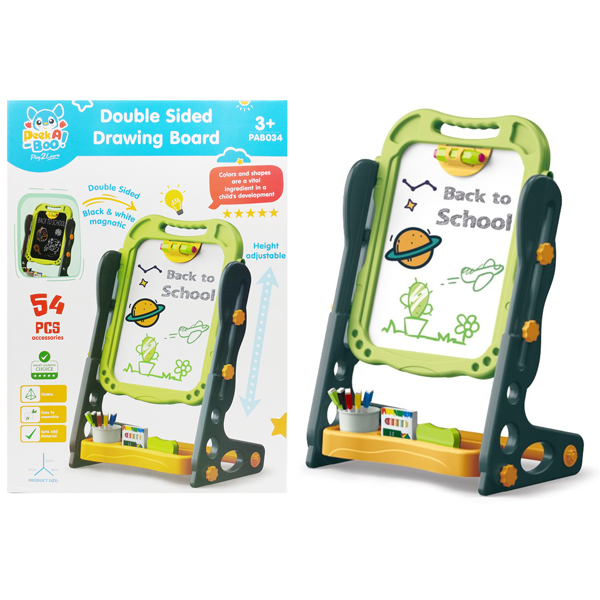 Đồ Chơi Bảng Vẽ Đa Năng - Peek A Boo PAB034 - Màu Xanh (54 Chi Tiết)