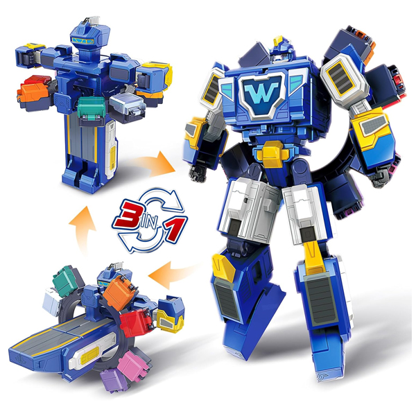 Đồ Chơi Tàu Bay Vũ Trụ Biến Hình Trạm Không Gian Đi Kèm 8 Mô Hình - Superwings EU780288-A