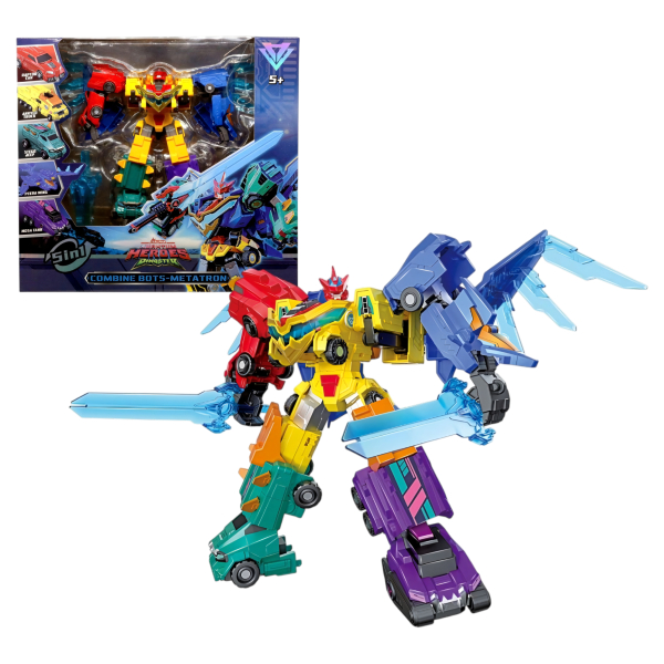 Đồ Chơi Siêu Robot Tích Hợp 5 Trong 1 Metatron - Dinoster EU580855