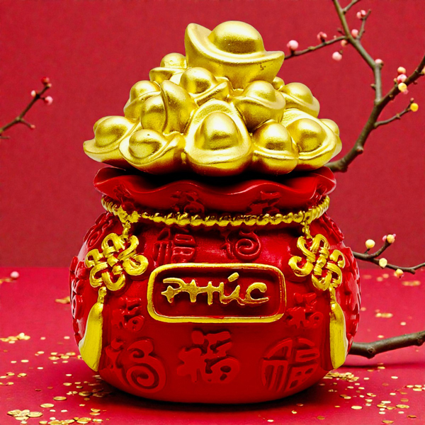 Hũ Vàng Tài Lộc - FD12 - Chữ Phúc