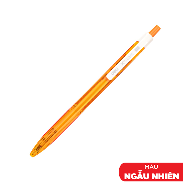 Bút Bi Bấm 0.7 mm - Deli EQ02836-KM-01 - Mực Xanh