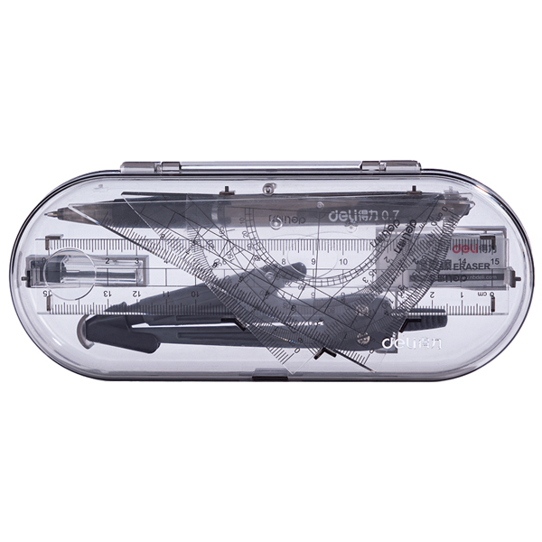 Bộ Compa 8 Món - Bút Chì Kim - Deli 9591