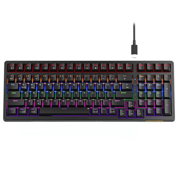 Bàn Phím Cơ Có Dây Gaming E-Sport - Newmen GM328 - Màu Đen