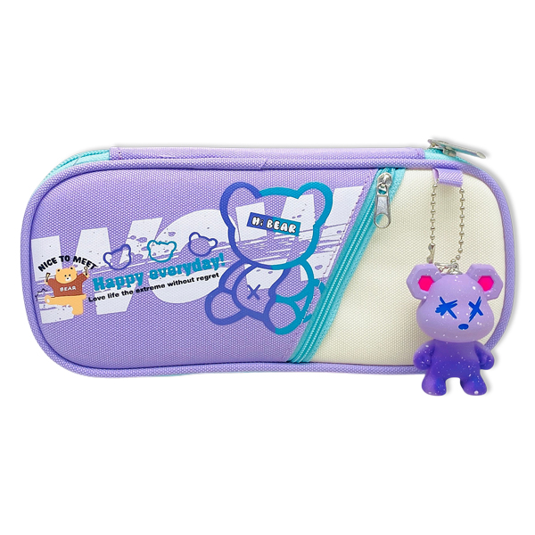 Bóp Viết Vải M.Bear - Yescholar 9206 - Màu Tím