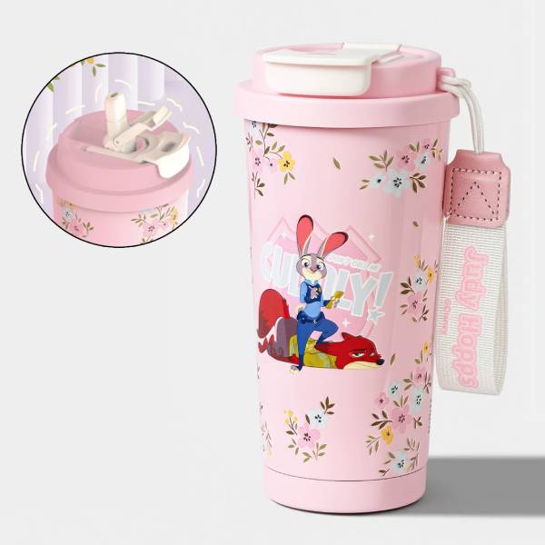Ly Giữ Nhiệt Thỏ Judy 520 ml - Zhongshan D-2071J - Màu Hồng