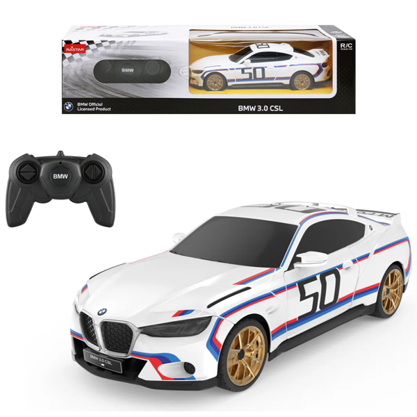 Đồ Chơi Xe Điều Khiển 1:24 - BMW 3.0 CSL - Rastar R92900/WHI - Màu Trắng