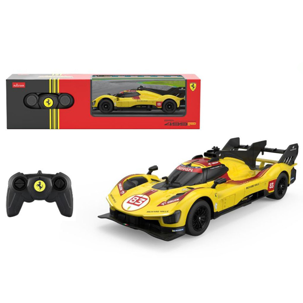 Đồ Chơi Mô Hình Xe Điều Khiển Ferrari 499P 1:24 - Rastar R10370/YEL - Màu Vàng