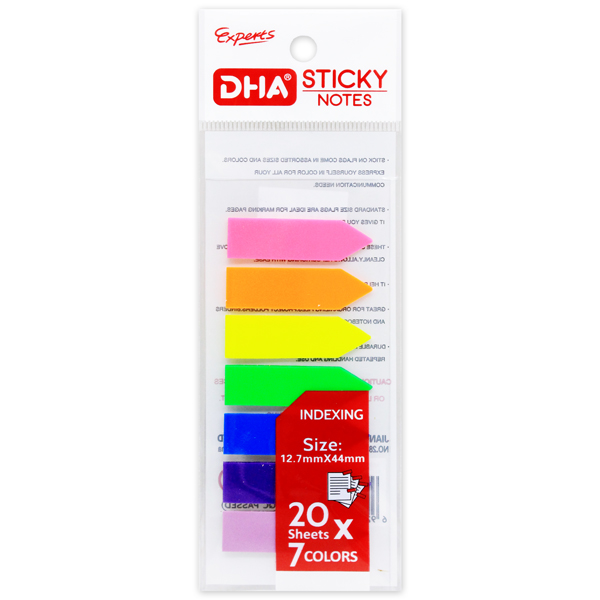 Giấy Đánh Dấu Trang 7 Màu - 12.7 mm x 44 mm - DHA 08