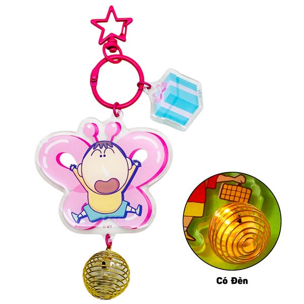 Móc Treo Hình Crayon Shin-Chan - Deli LB617 - Màu Hồng
