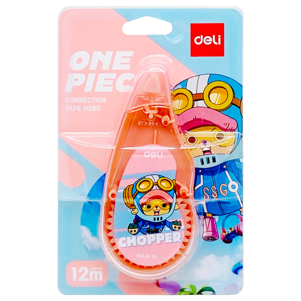 Bút Xóa Kéo One Piece - 5mm x 12m - Deli EH380 - Chopper