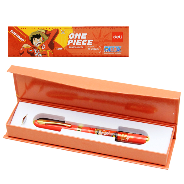 Bút Máy One Piece - 1 Bút + 1 Ngòi - Deli CQ860O - Luffy