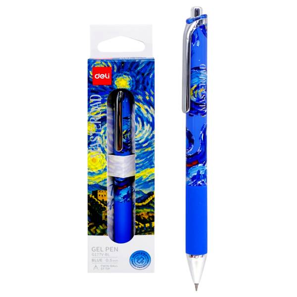 Bút Gel Khô Nhanh 0.5 mm - Deli G177V-BL