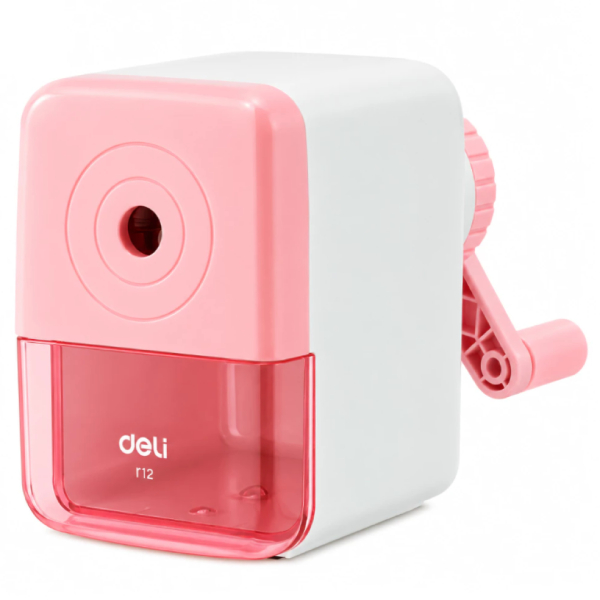 Gọt Bút Chì Quay Tay Đa Năng - Deli EH3-HO-01 - Màu Hồng