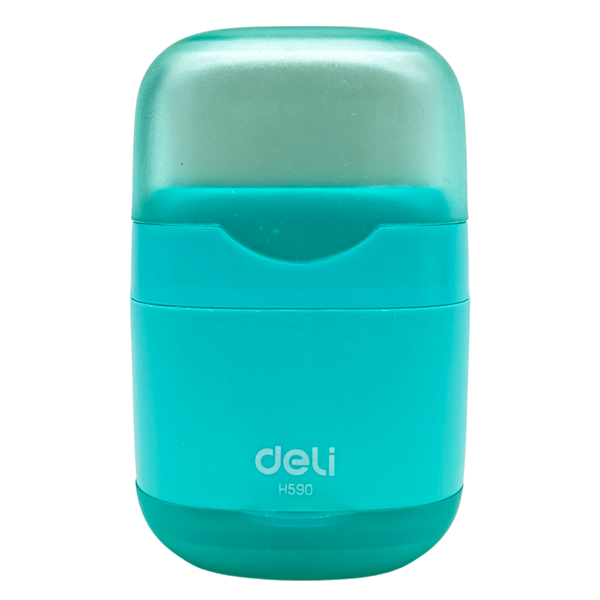 Chuốt Chì 2 Lỗ φ6.9-11 mm Kèm Gôm - Deli EH590 - Màu Xanh Ngọc