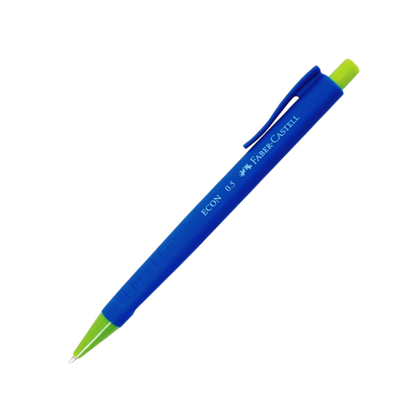 Bút Chì Bấm Econ Vivid Sorted 0.5 mm - Faber-Castell 135018 - Thân Màu Xanh Dương