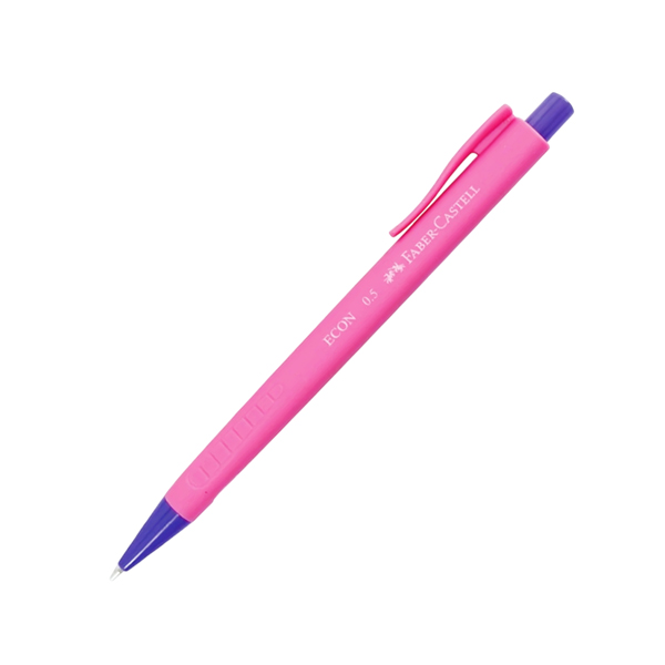 Bút Chì Bấm Econ Vivid Sorted 0.5 mm - Faber-Castell 135018 - Thân Màu Hồng