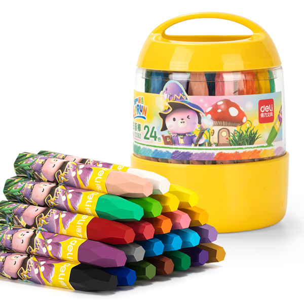 Hộp 24 Bút Sáp Dầu - Deli 72092