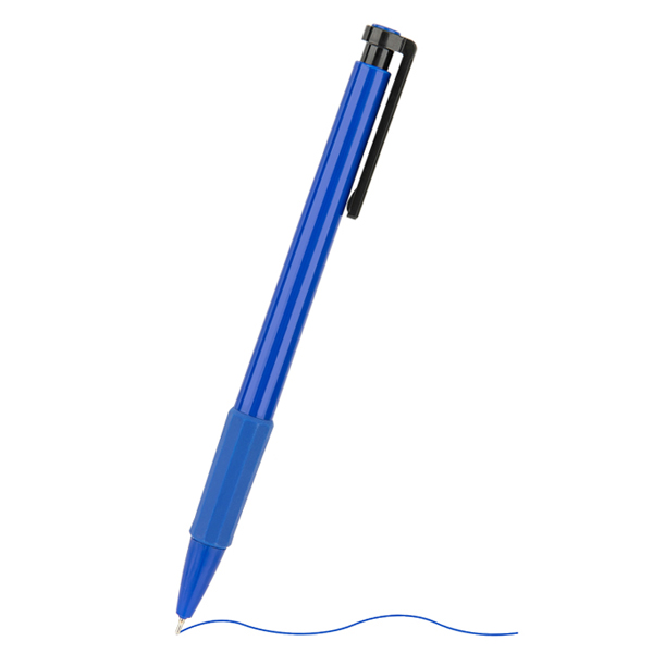 Bút Bi Bấm Văn Phòng 0.7mm - Deli 6546S-XD-01 - Mực Xanh