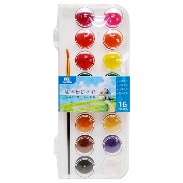 Bộ 16 Màu Nước Dạng Khô - Truecolor ZCW-0507B