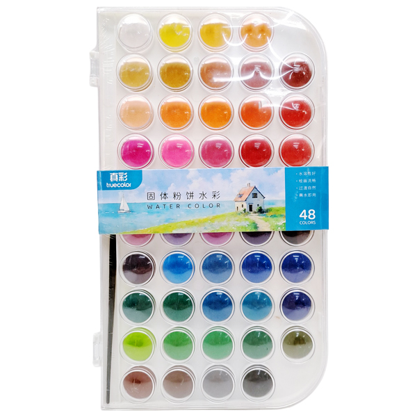 Bộ 48 Màu Nước Dạng Khô - Truecolor ZCW-0507E