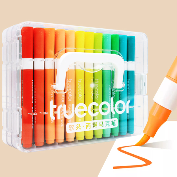 Hộp 36 Bút Lông Màu Acrylic Marker - Truecolor ZCA0628_36