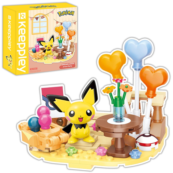 Đồ Chơi Lắp Ráp Pokémon - A Fun Party - Keepplay K20226 (240 Mảnh Ghép)