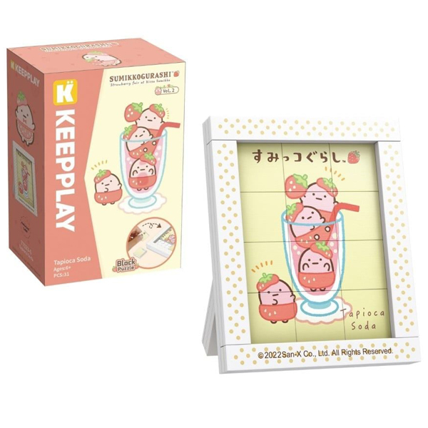 Đồ Chơi Lắp Ráp Sumikko Puzzle S - Keepplay 77023 - Tapioca Soda (31 Mảnh Ghép)