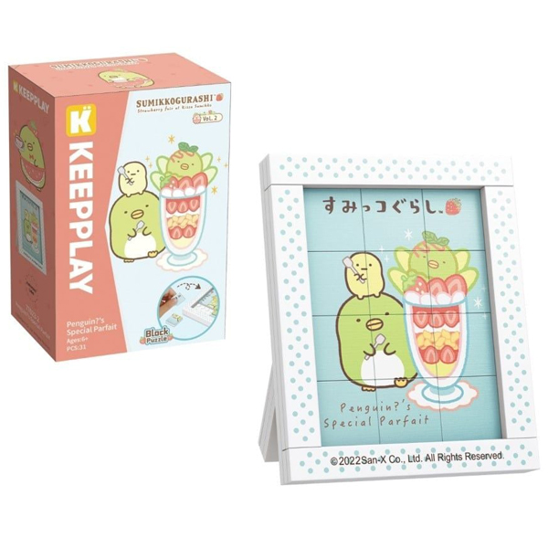 Đồ Chơi Lắp Ráp Sumikko Puzzle S - Keepplay 77023 - Penguin?'s Special Parfait (31 Mảnh Ghép)