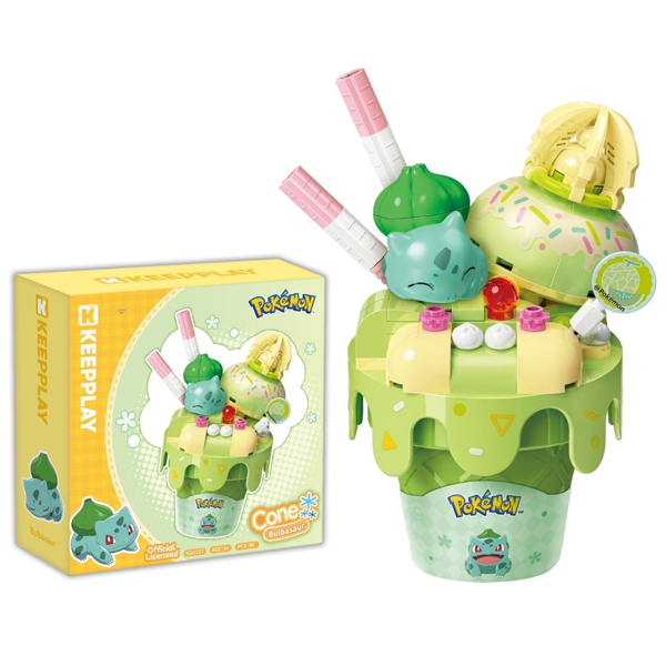 Đồ Chơi Lắp Ráp Pokemon Cone - Bulbasaur - Keepplay K20257 (96 Mảnh Ghép)