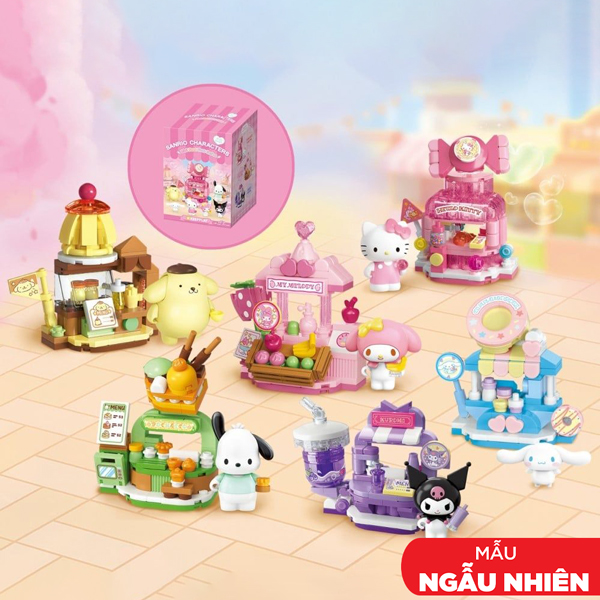 Đồ Chơi Blindbox Lắp Ráp Sanrio - Snack Shop - Keepplay K20897