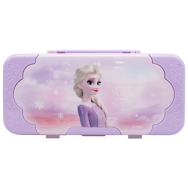 Hộp Bút Nhựa Frozen Công Chúa Elsa - Zhongshan DM28848F2 - Màu Tím
