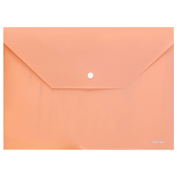 Túi File Đựng Tài Liệu A4 - Deli PP301-5-CA-01 - Màu Cam