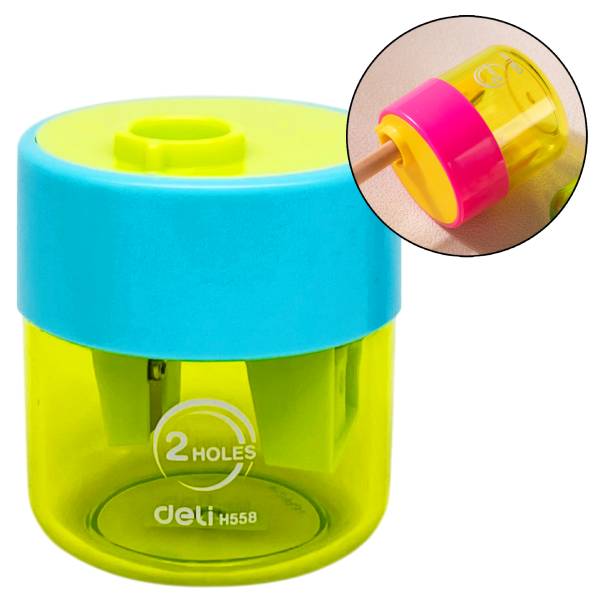 Chuốt Chì 2 Lỗ Mini Nắp Vặn - Deli EH558 - Mẫu 1