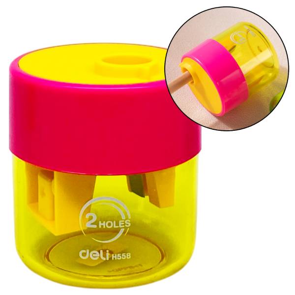 Chuốt Chì 2 Lỗ Mini Nắp Vặn - Deli EH558 - Mẫu 2