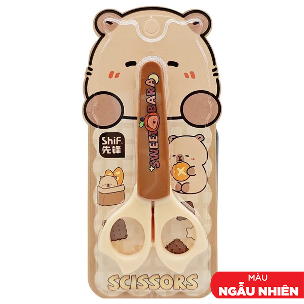 Kéo Học Sinh Capybara - ShiF 1297 (Mẫu Màu Giao Ngẫu Nhiên)